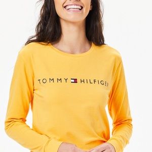 Tommy Hilfiger yellow long sleeve